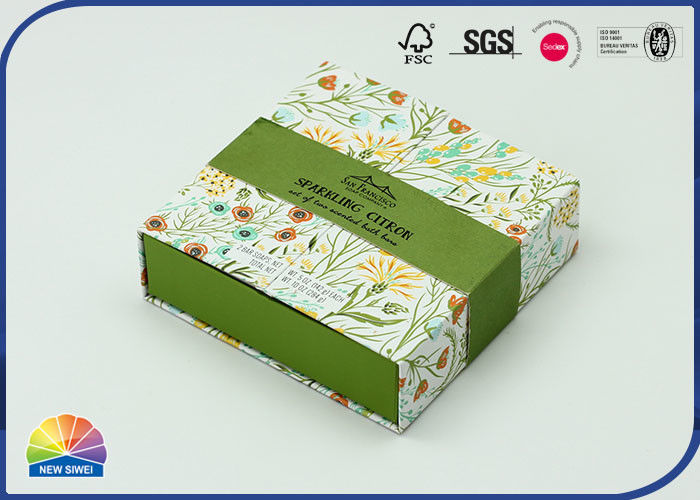 Chocolate Packaging Paper Box Double Door Open Paper Tape Box