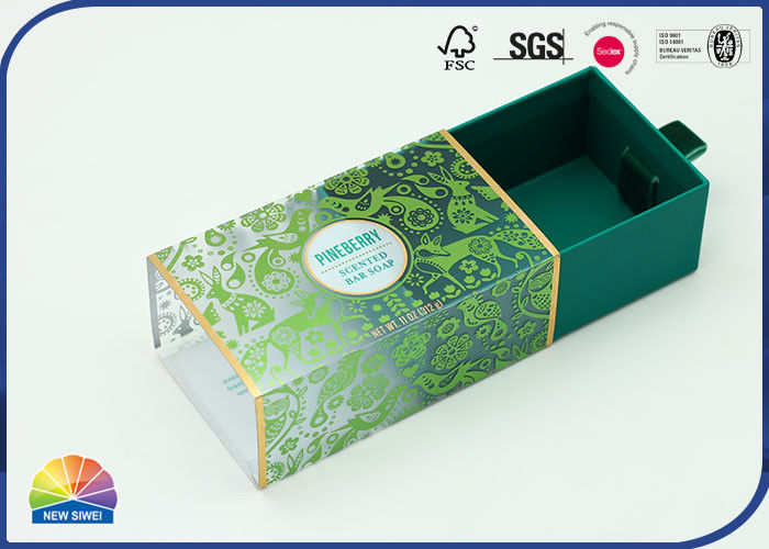 Soap Package Ribbon Pull Slide Drawer Paper Box Recycled Material