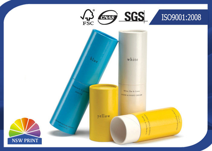 Tea / Cosmetic / Skincare Paper Packaging Tube / Luxury Recycled Custom Paper Tubes