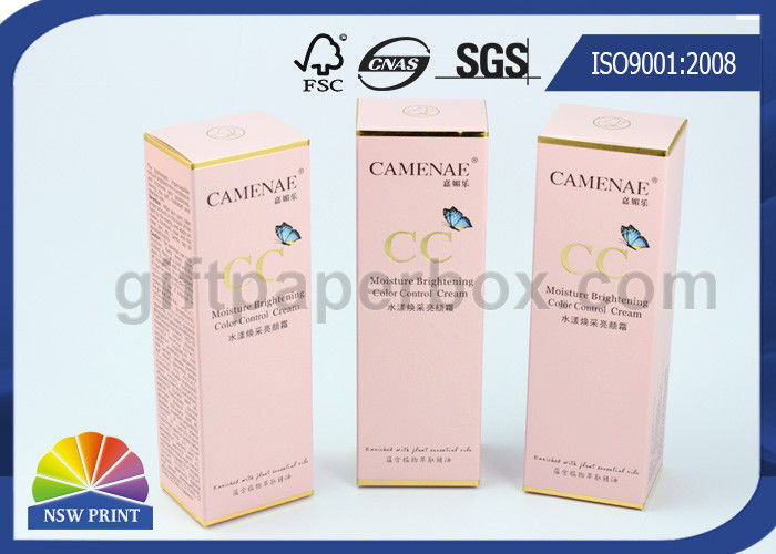 Pantone Color Printing Gold Foil Stamping Paper Packaging Box for Cosmetics Products