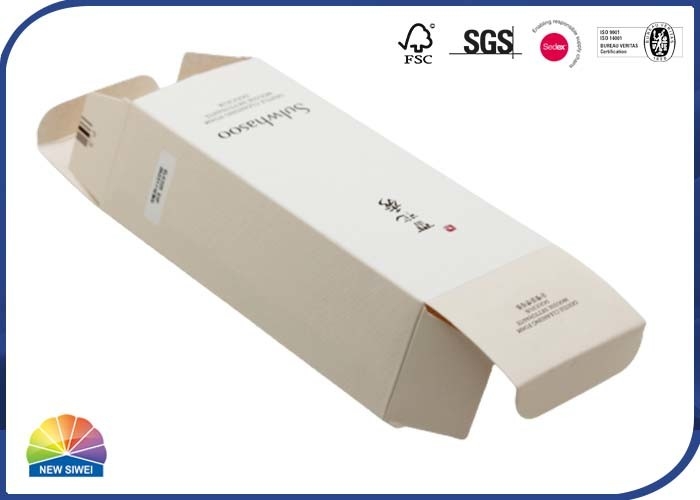 Fancy Paper Card Foldable Reverse Tuck End Box 350gms For Skincare Packaging