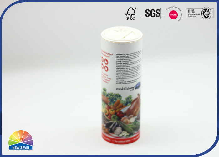 Customized Cardboard Composite Paper Tube for Spice Storage Seasoning ...