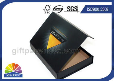 Matte Black Hinged Lid Gift Box Paper Packaging Box Customized Glossy