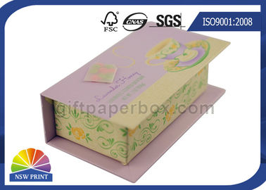 Customized Hinged Lid Printed Rigid Gift Box For Eyeliner Beauty Products