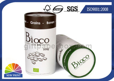 Aluminum Foiling Inside Paper Packaging Tube / Cardboard Cylinder Packaging Box