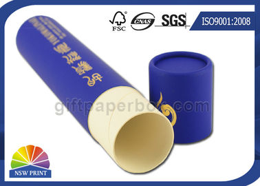 Food White Cardboard Core Paper Packaging Tube With Pantone Color Printing