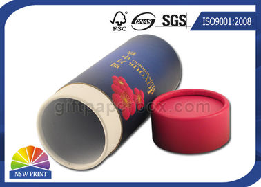 Retail Packaging Round Paper Cylinder Containers For Candle / Soap / Bath Bomb