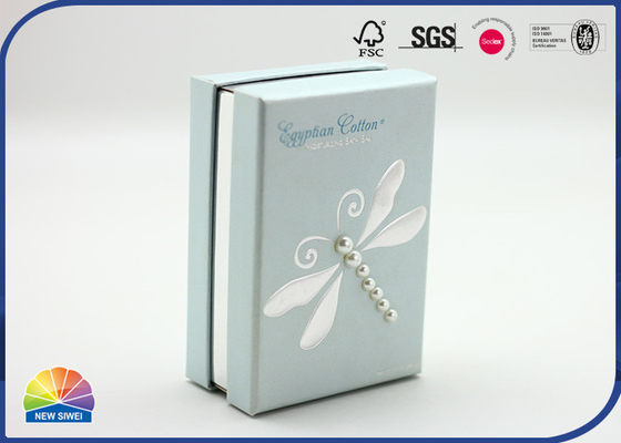 Embossed And Silver Hot Stamping Jewelry Packaging Gift Paper Box