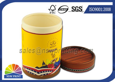 Food Grade Round Cardboard Paper Tubes Cylinder Tea Storage Containers