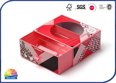 Clear Window Perfume Rigid Offset Printing Drawer Paper Box