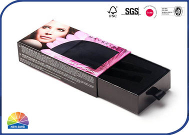 Glossy Lamination 4c Print Eyelash Drawer Gift Box With Window