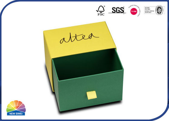 Tea Coffee Cardboard Drawers Slide Open Boxes With Printing