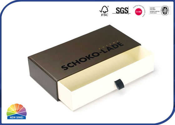 Spot UV Custom Slider Boxes Matchbox Style Packaging for Apparel Belt Scarf