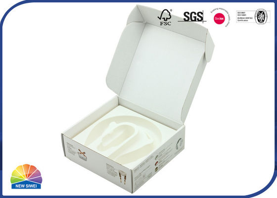 4c Print White Blister Tray Corrugated Mailer Box