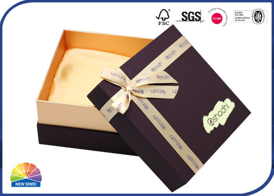 Soft Touch Printed Ribbon Underwear Rigid Shoulder Box