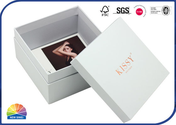1200gsm CCNB Rigid Should Gift Box With Gold Stamping Logo Lid