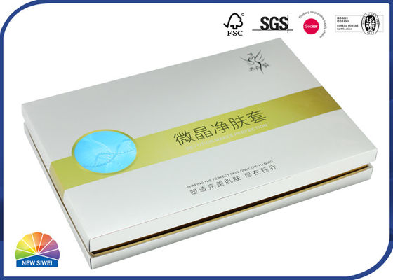 UV Coating EVA Flocking Cardboard Packing Box customized size
