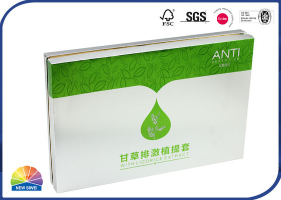 Rigid Shoulder Neck Cardboard Gift Pharmacy Packing Paper Box