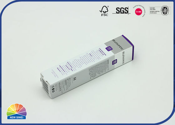 Eye Cream Packaging Folding Box Silver Paper Reverse Uv Coating
