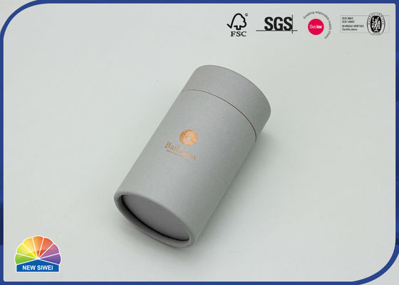 Texture Embossing Paper Tube Custom Cosmetic Packaging Boxes With Lid