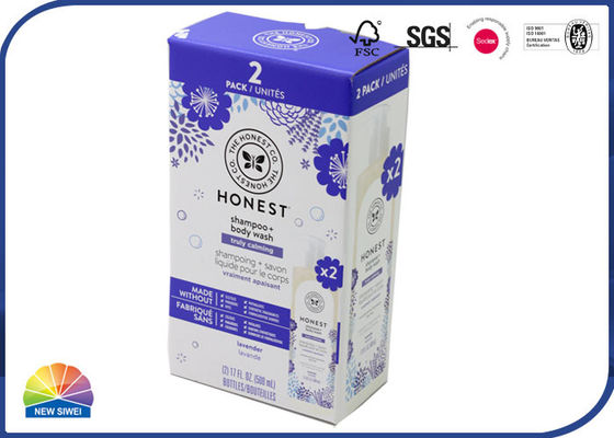CMYK Print 500ml Shampoo Corrugated Packaging Box