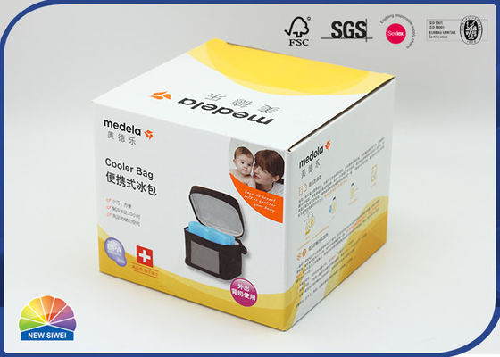 Snap Lock Bottom Corrugated Cardboard Packaging Box Custom Print