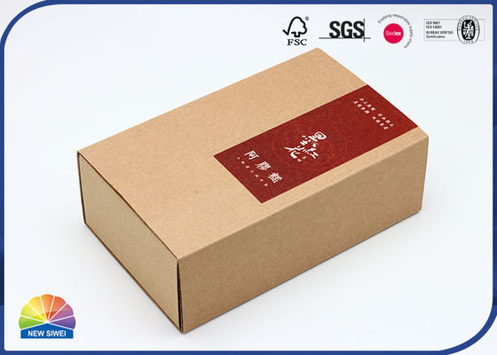 Corrugated Kraft Paper Sliding Box Two Pieces Socks Packaging
