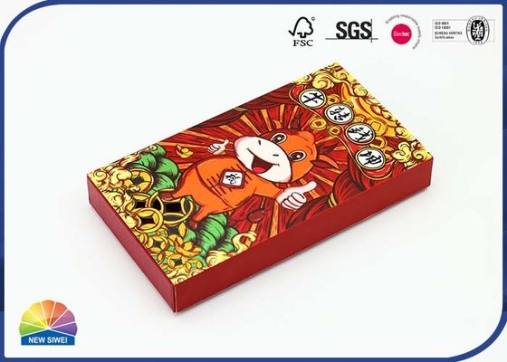 Bookmarks Gift Drawer Packaging Paper Box EVA Foam With Flocking