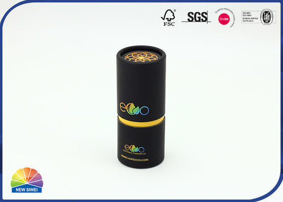 Spot Uv Lid Paper Packaging Round Container Soft Touch Lamination