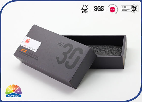 EPE Foam Black Corrugated Packaging Box For Dismantling Tool Set