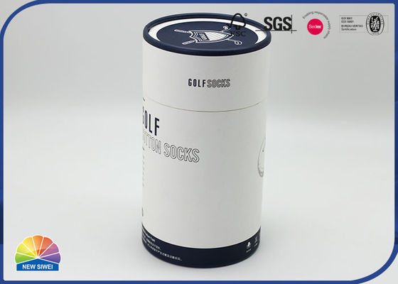 Matte Varnishing Kraft Core Paper Tube Packaging Recycling Round box