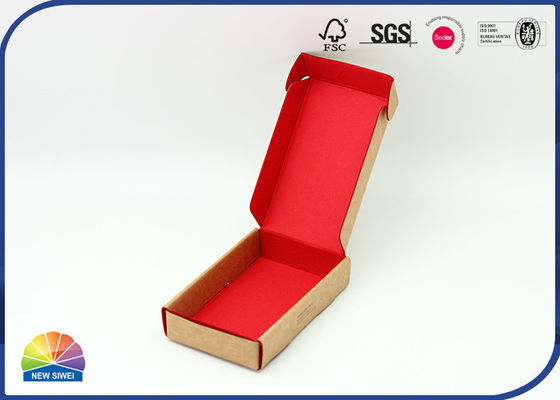 Thick Cherry Lock Environmental Corrugated Kraft Box Reusable