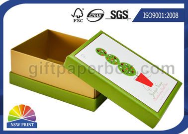 Diamond Decorated CCNB Paper Gift Box / Soap Packaging Box For Christmas Promotion