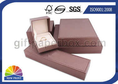 Small Custom Hinged Lid Gift Box With Foam Inside , Matt Lamination