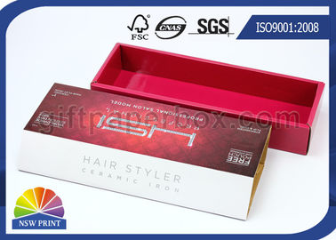 High End Corrugated Carton Box for Hair Straighten Product , Hair Extension Packaging Box